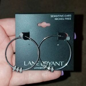 Lane Bryant Silver Hoops